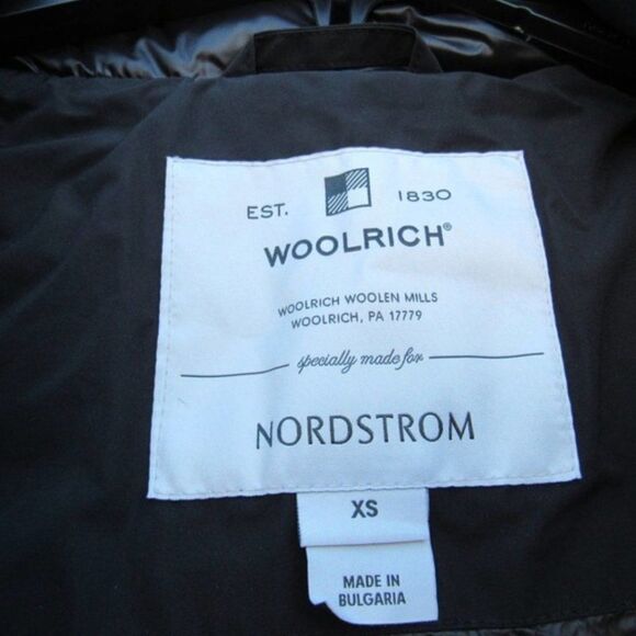 Woolrich John Rich & Bros Buffalo Check Water Repellent Puffy Down Coat Jacket - Picture 8 of 9